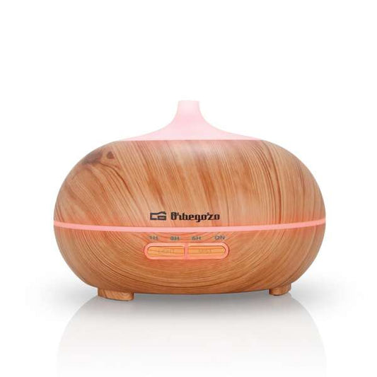 Orbegozo HUA 3000 Humidificador Aromaterapia - Alivia Tos y Congestion - Elimina Olores - Mejora el Estado de Animo y Promueve el Sueño - Temporizador - 7 Colores de Luz - Silencioso 1 pieza(s)