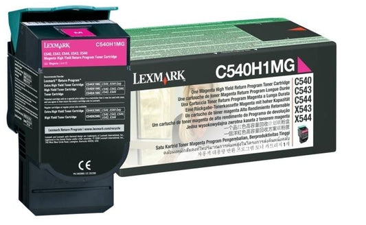 Lexmark C540H1MG cartucho de tóner 1 pieza(s) Original Magenta