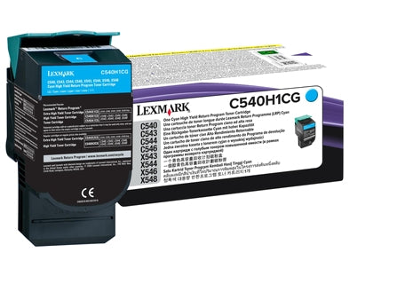 Lexmark C540H1CG cartucho de tóner 1 pieza(s) Original Cian