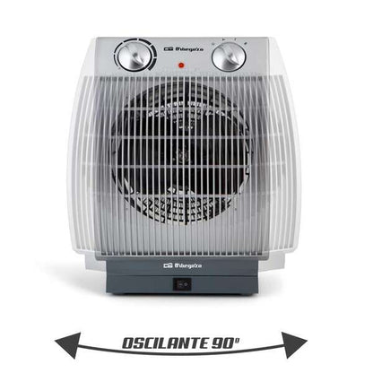 Orbegozo FH 6035 Calefactor Compacto y Oscilante - Calor Instantaneo - Termostato Regulable - Funcion Ventilador - Proteccion contra Sobrecalentamiento - Equipo Ideal para Combatir el Frio Invernal 1 pieza(s)