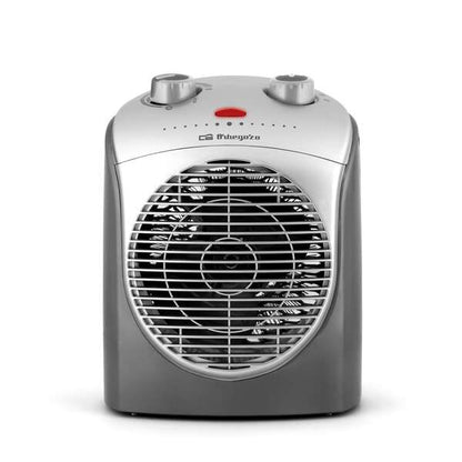 Orbegozo FH 2021 Calefactor Confort Rapido y Seguro - Selector de 3 Posiciones - Funcion Ventilador de Aire Frio - Potencias 1100 - 2200W - Termostato Regulable - Asa Transportadora 1 pieza(s)