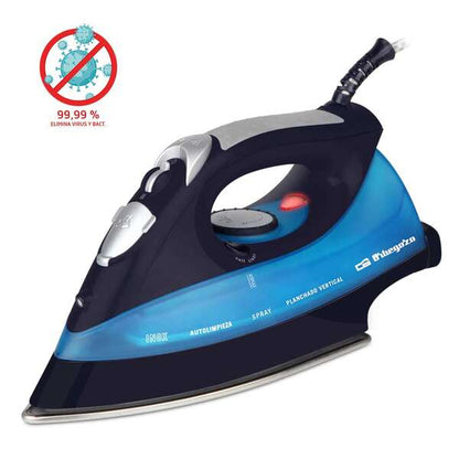 Orbegozo SV 2680 Plancha de Vapor Profesional - Potente Sistema de Vapor - Suela de Acero Inoxidable - Funcion Auto-Limpieza - Regulador de Temperatura - Cable Pivotante 360° 1 pieza(s)