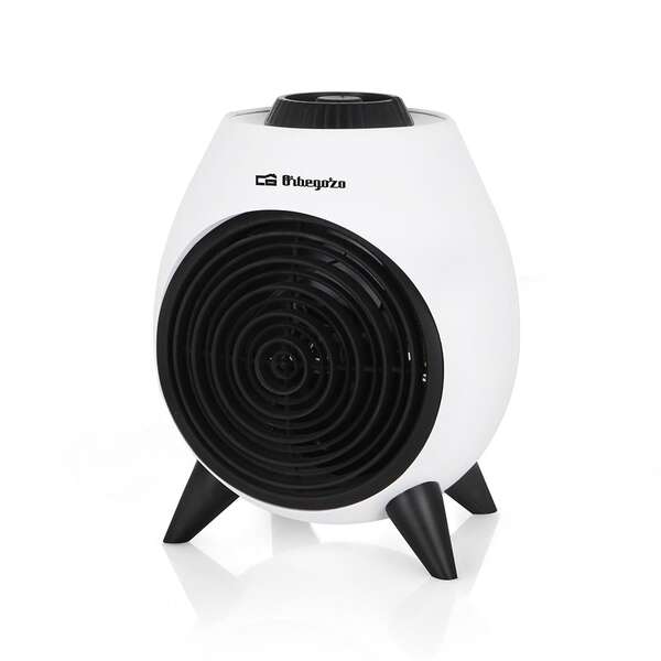 Orbegozo FH 5037 Calefactor Portatil - Potente y Seguro Calefactor con 2 Niveles de Potencia - Funcion Ventilador y Termostato Regulable 1 pieza(s)