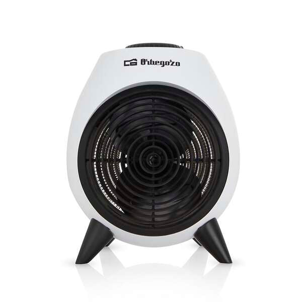 Orbegozo FH 5037 Calefactor Portatil - Potente y Seguro Calefactor con 2 Niveles de Potencia - Funcion Ventilador y Termostato Regulable 1 pieza(s)