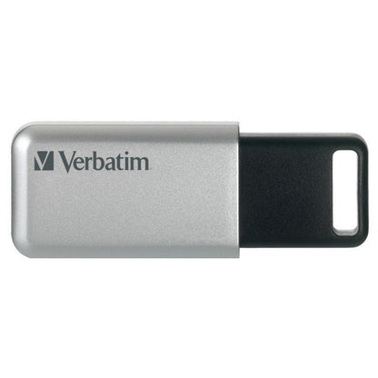 Verbatim - Secure Pro - Unidad USB 3.0 de 64 GB - Plata