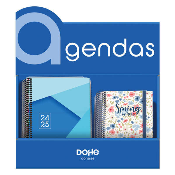 Dohe Expositor de 25 Agendas Escolares Espiral Prime-Basic A5, A6 Surtidas 1 pieza(s)