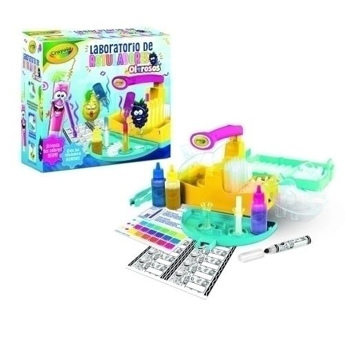 Crayola - JUEGO CRAYOLA LABORATORIO ROTULADORES OLOROSOS NEON (+6 años)