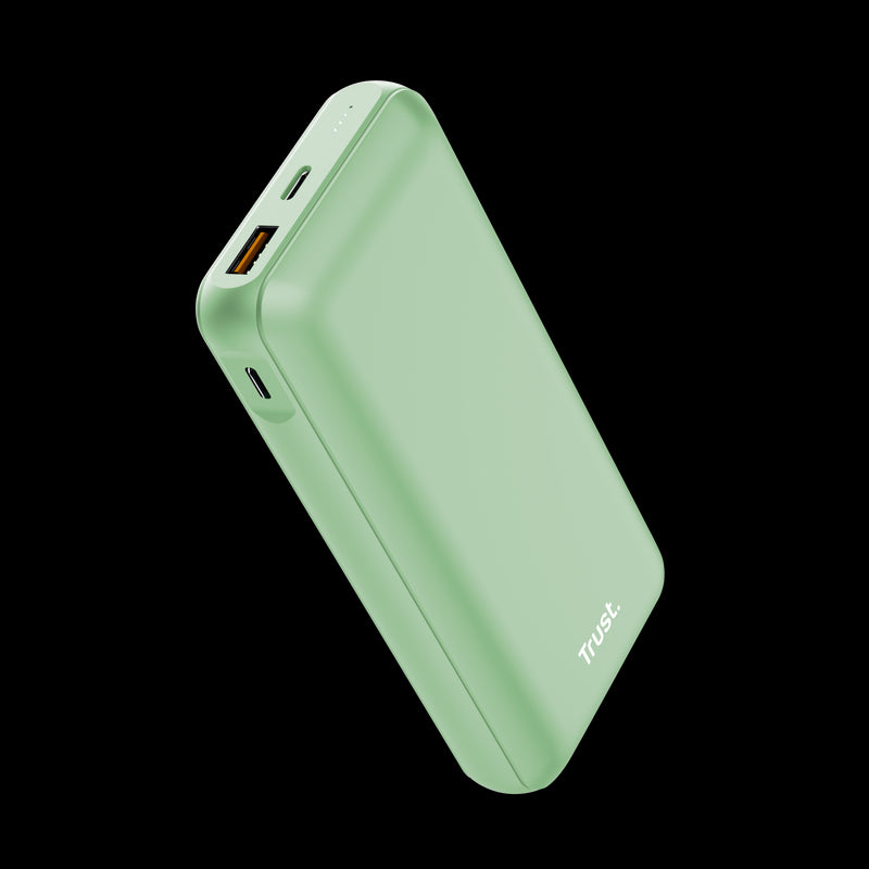 Trust Redoh Powerbank 20000mAh - USB, Tipo C - Carga Rapida - Color Verde 1 pieza(s)