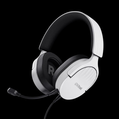 Trust GXT489 Fayzo Auriculares Gaming - Iluminación RGB - Diadema Ajustable - Controles de Facil Acceso - Color Blanco 1 pieza(s)