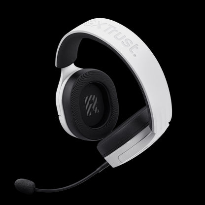 Trust GXT489 Fayzo Auriculares Gaming - Iluminación RGB - Diadema Ajustable - Controles de Facil Acceso - Color Blanco 1 pieza(s)