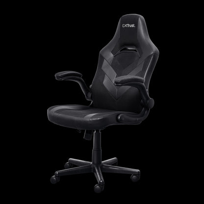 Trust GXT 703 Riye Silla Gaming - Reposabrazos - Ruedas de Nylon - Piston de Gas Clase 4 - Base Metal - Peso Max. 140Kg - Color Negro 1 pieza(s)