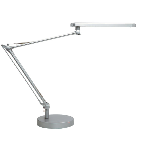 Unilux - Mambo lámpara de mesa 6 5 W LED Gris  Metálico