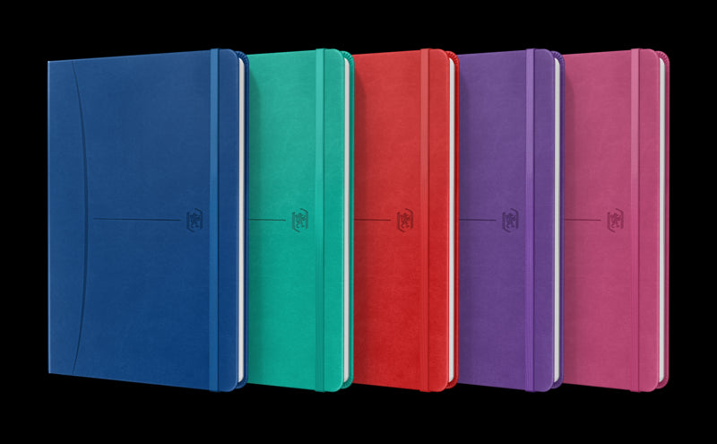 Oxford Signature Cuaderno Cosido Tapa Extradura A5 Liso - 80 Hojas - Colores Surtidos 5 pieza(s)