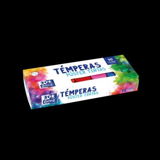 Oxford Temperas 20ml - Alta Pigmentacion - Facil de Mezclar - 10 Colores 1 pieza(s)