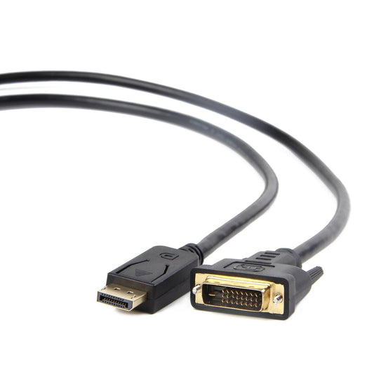 Gembird - CC-DPM-DVIM-6 adaptador de cable de vídeo 1 8 m DisplayPort DVI Negro