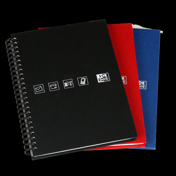 Oxford - 100101261 cuaderno y block A5 Azul  Rojo  Negro