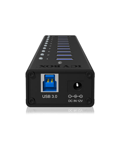 ICY BOX - IB-AC6110 USB 3.2 Gen 1 (3.1 Gen 1) Type-B 5000 Mbit/s Negro