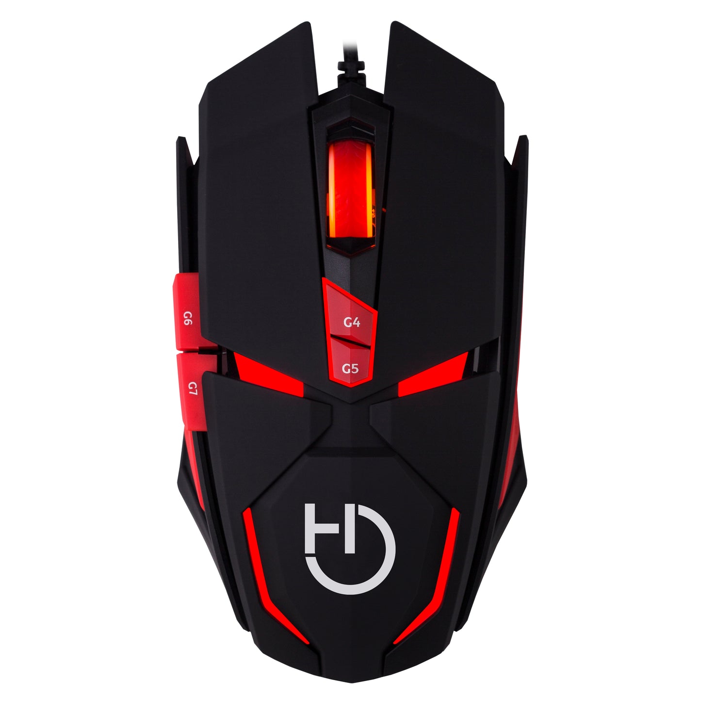 Hiditec - MICRURUS ratón Juego mano derecha USB tipo A Laser 8100 DPI