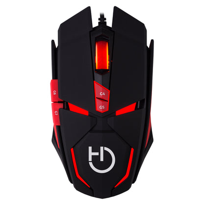 Hiditec - MICRURUS ratón Juego mano derecha USB tipo A Laser 8100 DPI