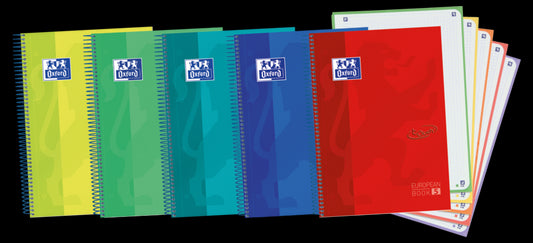 Oxford - 400138671 cuaderno y block A4+ 120 hojas Colores surtidos