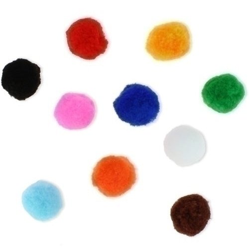 Smart - POM POM COLORES 5 cm. PACK 52