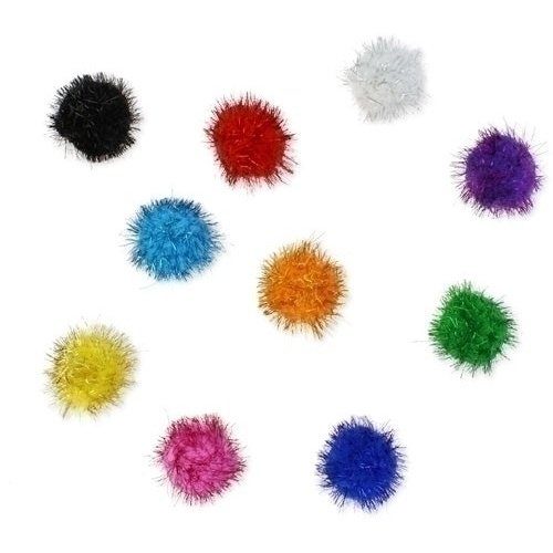 Smart - POM POM COLORES BRILLANTES 5 cm. PACK 52