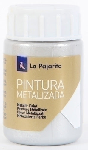 La Pajarita - PINTURA LX.PAJARITA MT.35 ml PLATA ME-01 - 1 unidad - 123722