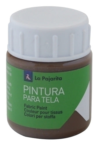 La Pajarita - PINTURA TELA PAJARITA 25 ml GAMUZA T-16 - Pack de 6 unidades