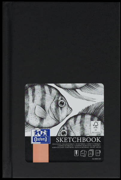 Oxford - 400152626 cuaderno y block A6 48 hojas Negro