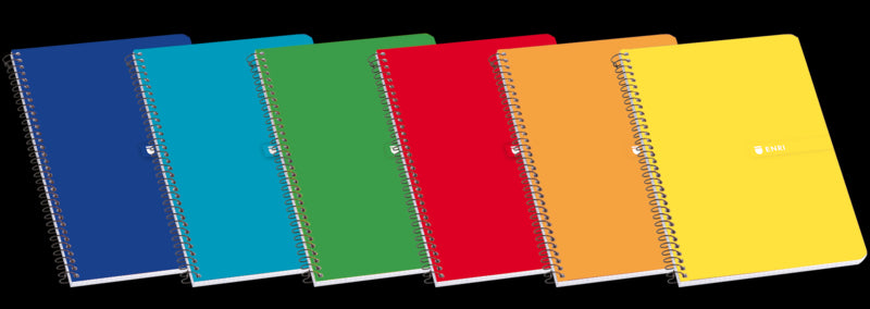 Enri Cuaderno Espiral Tapa Blanda Fº 3x3 - 80 Hojas - Colores Surtidos 10 pieza(s)