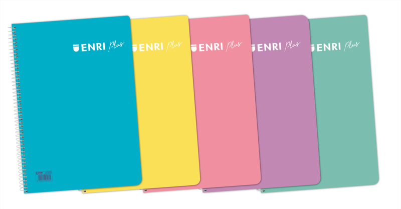 ENRI - 400150288 cuaderno y block A4 80 hojas Multicolor