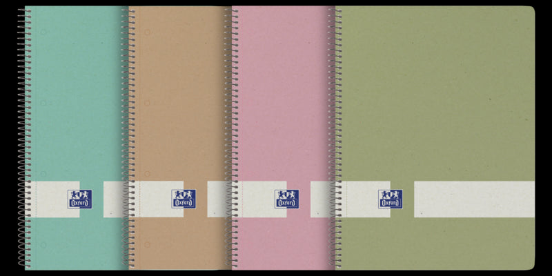 Oxford Nature Europeanbook A4+ Tapa Dura 5x5 80 Hojas - Cuaderno Ecologico - Tamaño A4+ - Tapa Dura Resistente - 80 Hojas Cuadriculadas 5x5 5 pieza(s)