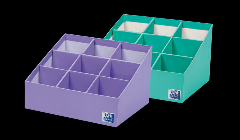 Oxford Portabolis Escalado 3x3 - Practico Organizador de Notas Adhesivas - Escala de Colores para Priorizar Tareas - Ideal para Planificar y Recordar Tareas 4 pieza(s)