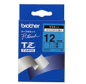 Brother - Gloss Laminated Labelling Tape - 12mm  Black/Blue cinta para impresora de etiquetas TZ