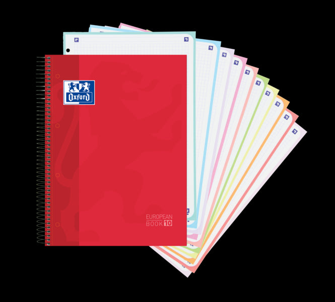 Oxford - 400151482 cuaderno y block A4+ 150 hojas Rojo