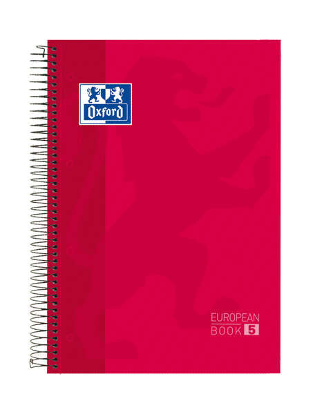 Oxford - 400151480 cuaderno y block A4+ 120 hojas Rojo