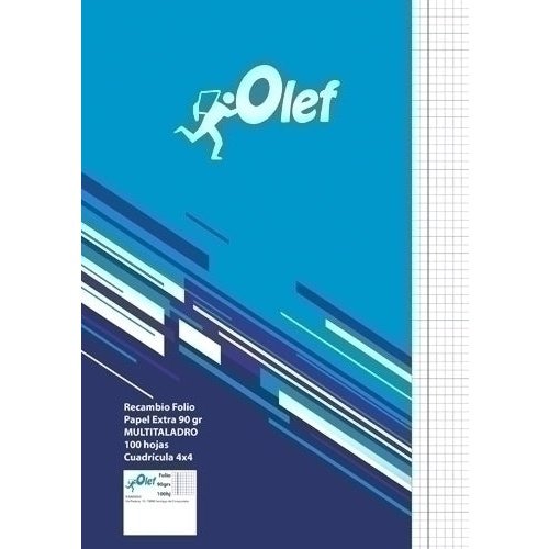 OLEF - RECAMBIO OLEF Fº 100h MULTIT. CD.4