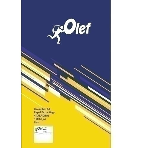 OLEF - RECAMBIO OLEF A4 100h 4 TAL. LISO