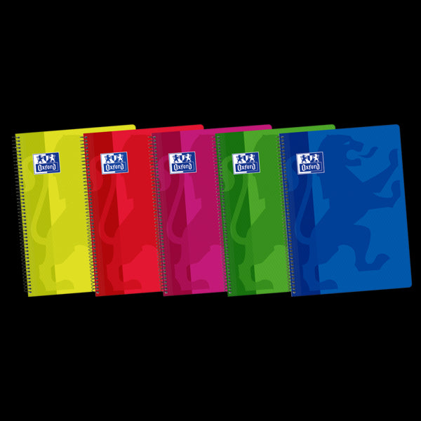 Oxford - 400042147 cuaderno y block Folio 80 hojas Colores surtidos