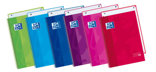 Oxford - 100430543 cuaderno y block A4 80 hojas Multicolor