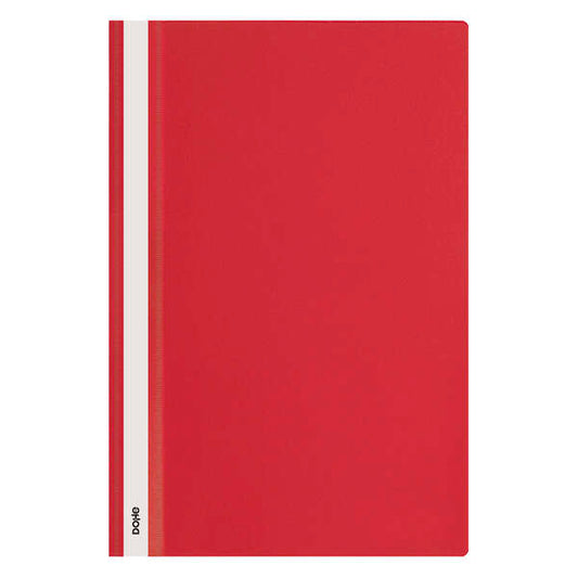 Dohe Dosier con Fastener de Polipropileno - Tamaño Folio - Cubierta Transparente y Trasera Opaca - Ideal para Organizar Documentos (Precio unidad suelta)