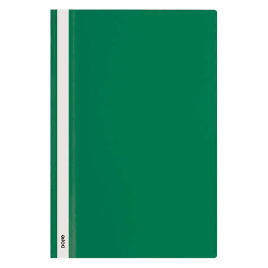 Dohe Dosier con Fastener de Polipropileno - Tamaño Folio - Cubierta Transparente y Trasera Opaca - Ideal para Organizar Documentos (Precio unidad suelta)