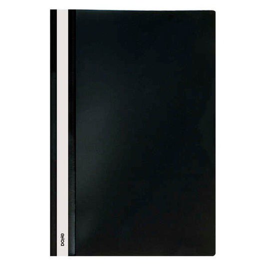 Dohe Dosier con Fastener de Polipropileno - Tamaño Folio - Cubierta Transparente y Trasera Opaca - Ideal para Organizar Documentos (Precio unidad suelta)