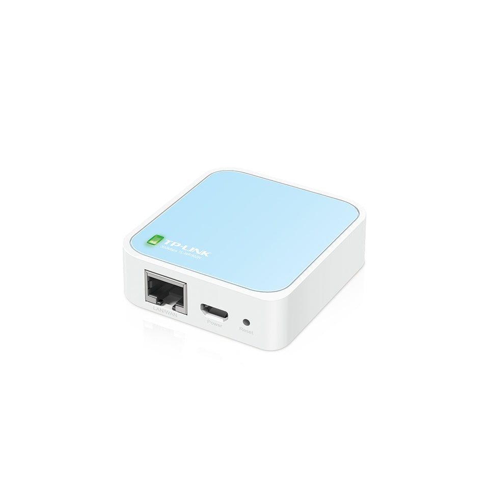 TP-Link - TL-WR802N router inalámbrico Ethernet rápido Banda única (2 4 GHz) Azul  Blanco