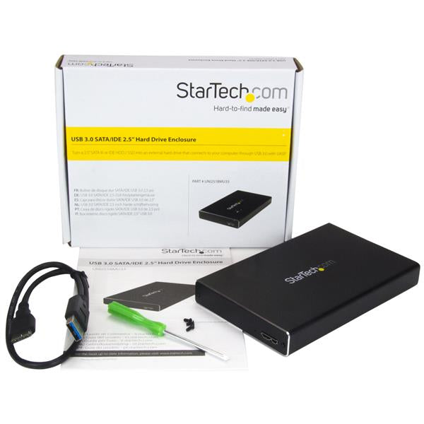 StarTech.com - Caja USB 3.0 con UASP Universal para Disco Duro SATA III o IDE PATA de 2 5 Pulgadas