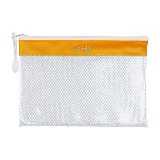 Dohe Bolsa Cremallera PVC - 24x17.5mm - Resistente al Agua - Ideal para Documentos A5 12 pieza(s)