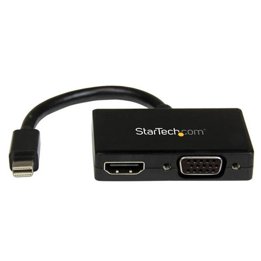 StarTech.com - Adaptador Mini DP de Audio/Vídeo para Viajes - Conversor Mini DisplayPort a HDMI o VGA - 1920x1200 1080p