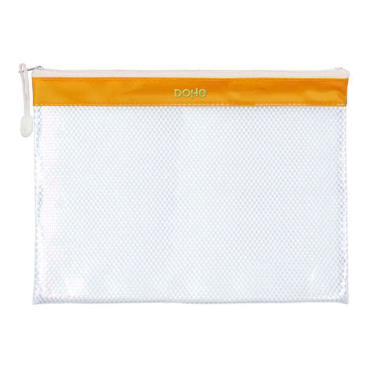 Dohe Bolsa Cremallera PVC - 32x24cm - Ideal para Documentos A4 12 pieza(s)