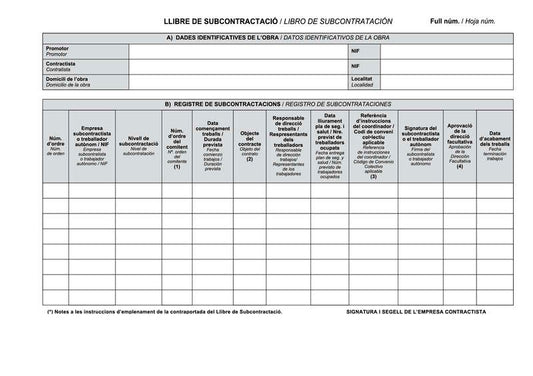 Dohe Libros de Subcontratacion Din A4 Apaisado - 10 Hojas Numeradas - Hojas Autocopiativas 10 pieza(s)