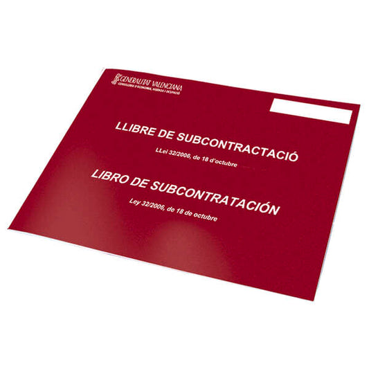 Dohe Libros de Subcontratacion Din A4 Apaisado - 210x297mm - 10 Hojas Numeradas - Hojas Autocopiativas 10 pieza(s)